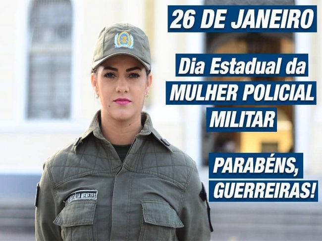 26 de Janeiro Dia Estadual da Mulher Policial Militar de Pernambuco
