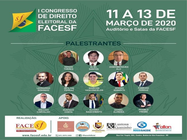 1 Congresso de Direito Eleitoral da FACASF