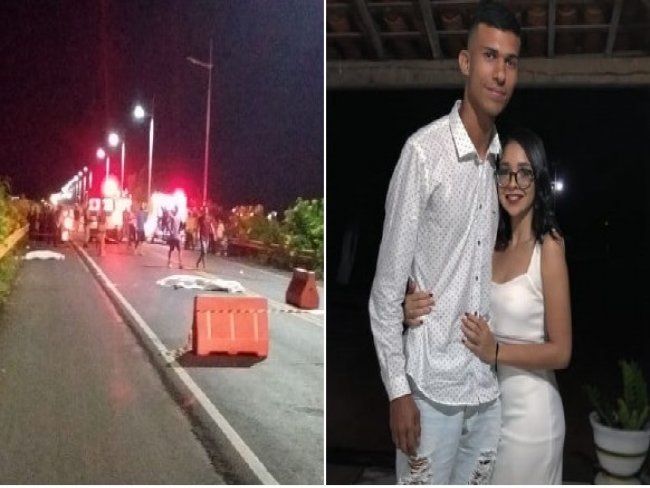 Coliso entre duas motos mata casal de namorados e deixa um ferido em Paulo Afonso