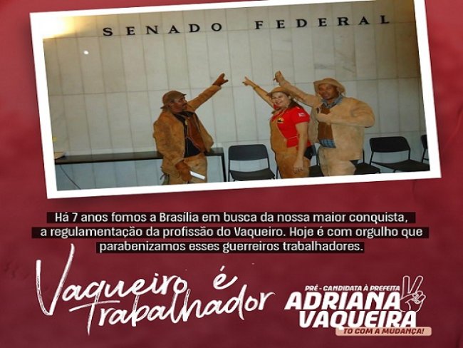 Pr-candidata a Prefeita de Chorroch, Adriana Vaqueira faz homenagem e agradecimento a todas as classes Trabalhadoras nesse dia 1 de maio