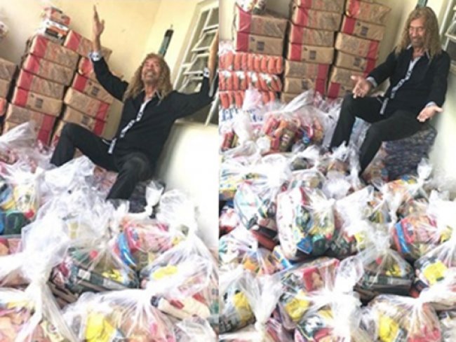Cantor Assiso arrecada 5 toneladas de alimentos durante live em Serra Talhada