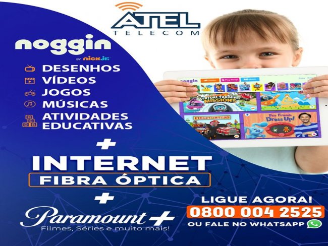 A Atel Telecom traz para seus clientes, PARAMOUNT+!