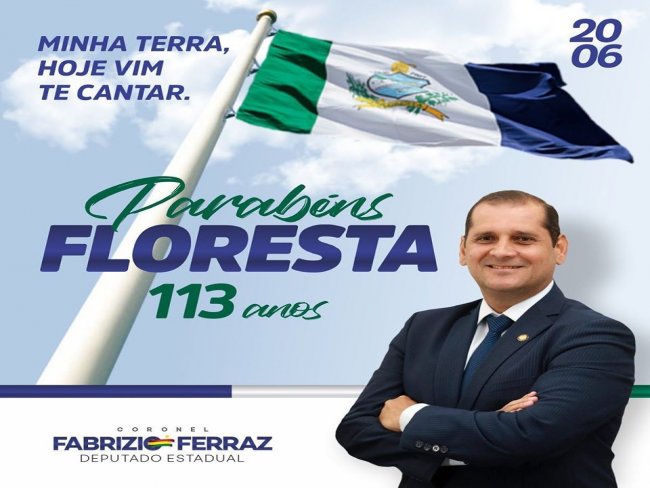 Mensagem do Deputado Estadual Fabrizio Ferraz