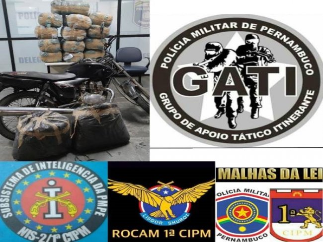 Policiais Militares da 1 CIPM apreendem mais de 85 Kg de maconha