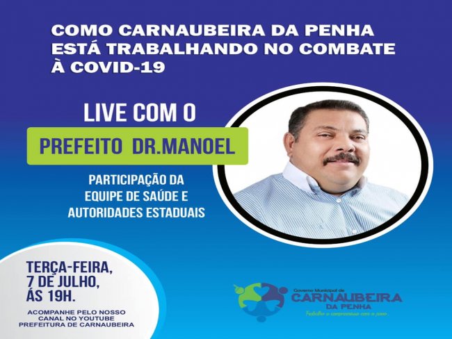 Live do prefeito Dr Manoel