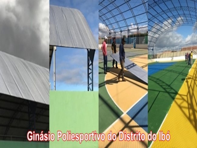 Belm do So Francisco: Ginsio Poliesportivo do Distrito do Ib est prestes a ser entregue a comunidade