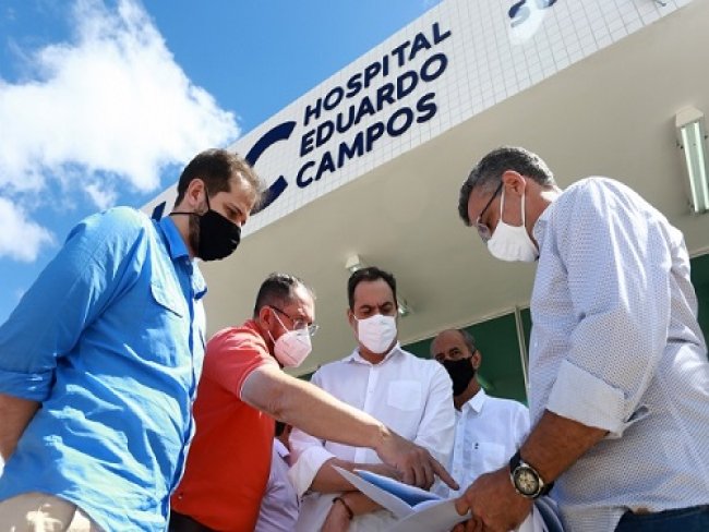 Governo Estado inaugura Hospital Geral do Serto para tratamento de pacientes com a Covid-19 em Serra Talhada