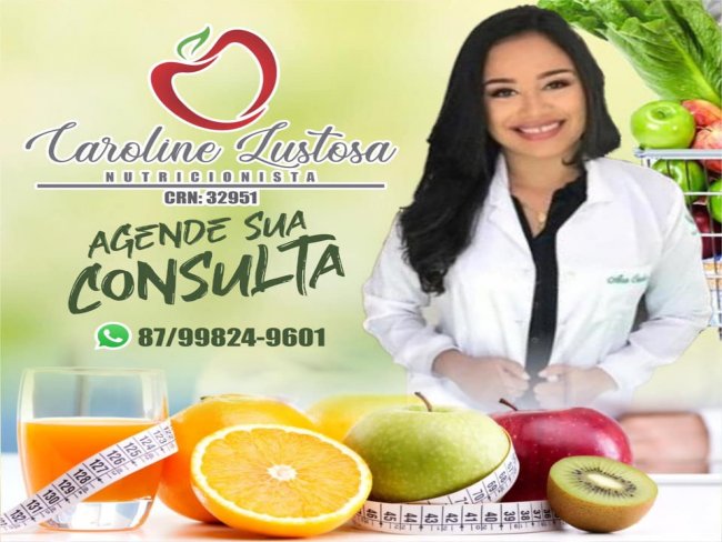 Agende sua consulta Dra Caroline Lustosa Nutricionista em Floresta-PE
