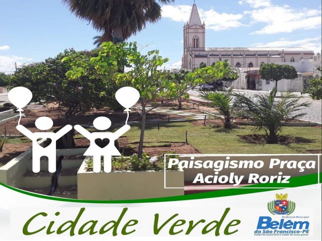 Belm do So Francisco Prefeitura realiza obra de revitalizao da Praa Acioly Roriz. 