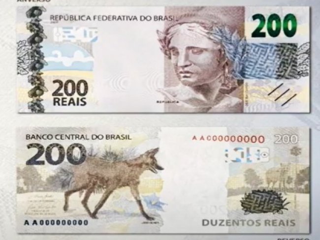 Banco Central lana cdula de R$ 200, com imagem de lobo-guar