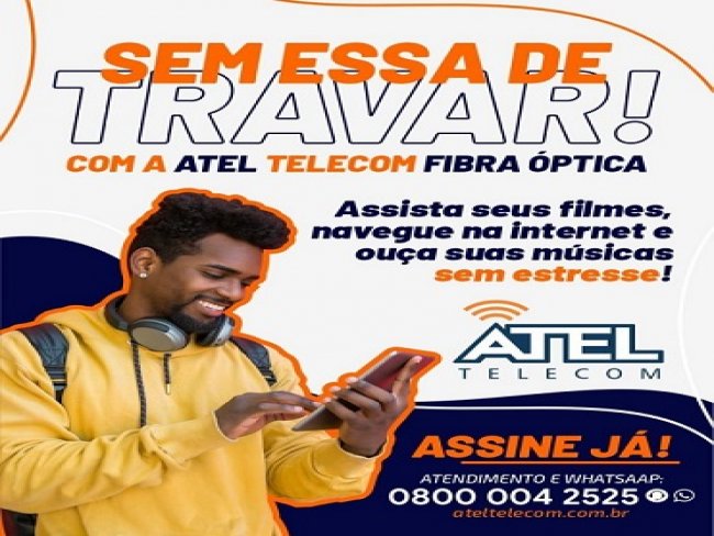 Venha para a ATEL TELECOM Fibra ptica e viva a experincia de est conectado na Ultravelocidade de verdade,  