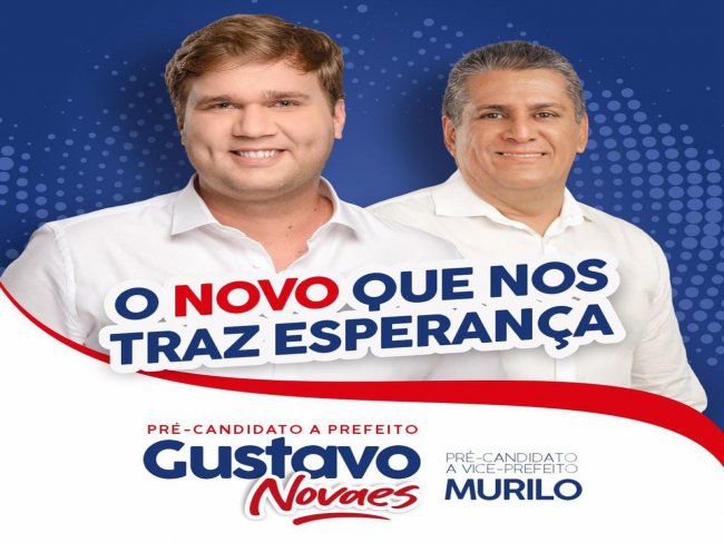 O vereador Murilo Almeida e oficializado como pr-candidato a Vice-Prefeito na chapa de Gustavo Novaes.