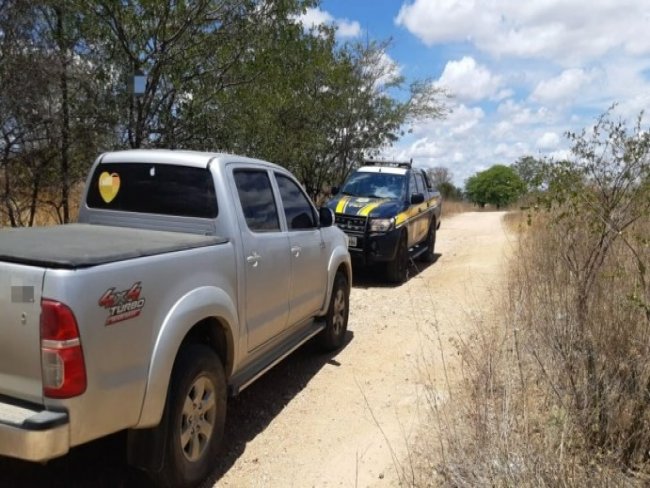 Suspeitos de roubar caminhonete de luxo so apreendidos com arma em Custdia