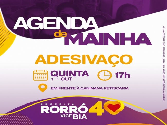 Convite de Rorr Manioba Candidata a prefeita de Floresta.