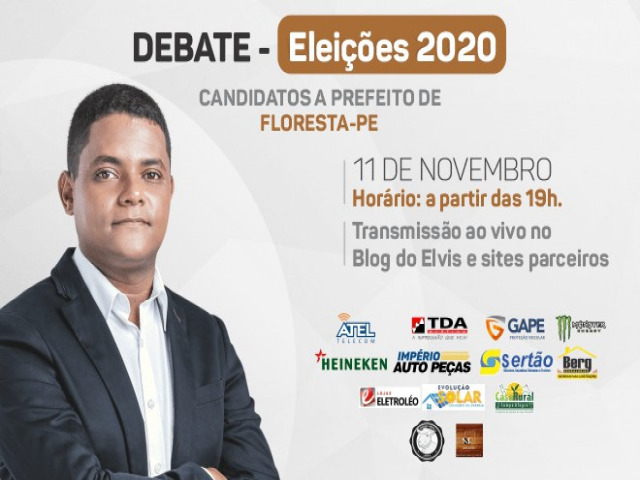 Blog do Elvis realizar mais um Debate Poltico com candidatos a prefeito de Floresta, PE