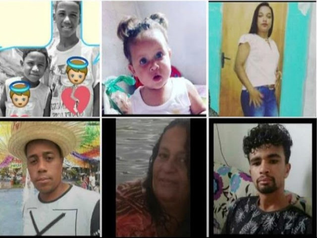 Batida frontal entre caminho e carro deixa 3 crianas e 4 adultos mortos na Bahia