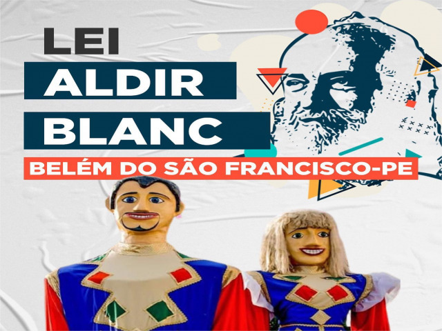 Prmio Aldir Blanc de apoio a Cultura da cidade de Belm do So Francisco-PE.