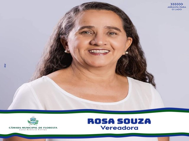 Conhea um pouco mais sobre os vereadores eleitos em Floresta-PE  Rosa Maria de Souza  vereadora pelo Partido Social Democrtico - PSD.