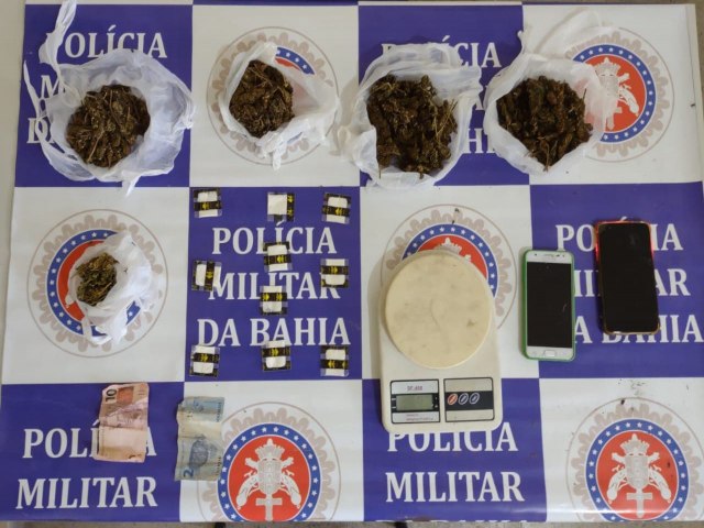 Policia prende Trficante de drogas e associao para o Trfico em Chorrocho-BA