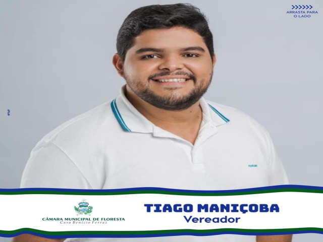 Conhea um pouco mais sobre os vereadores eleitos em Floresta-PE Tiago Manioba o vereador mais votado em Floresta-PE