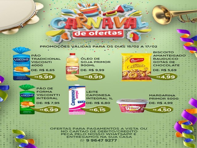 Ofertas todo os dias s no Mercadinho Cruz em Floresta-PE