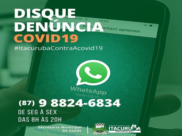 Novas medidas de combate a Pandemia do Coronavrus, conforme Decreto do Governo do Estado de Pernambuco.