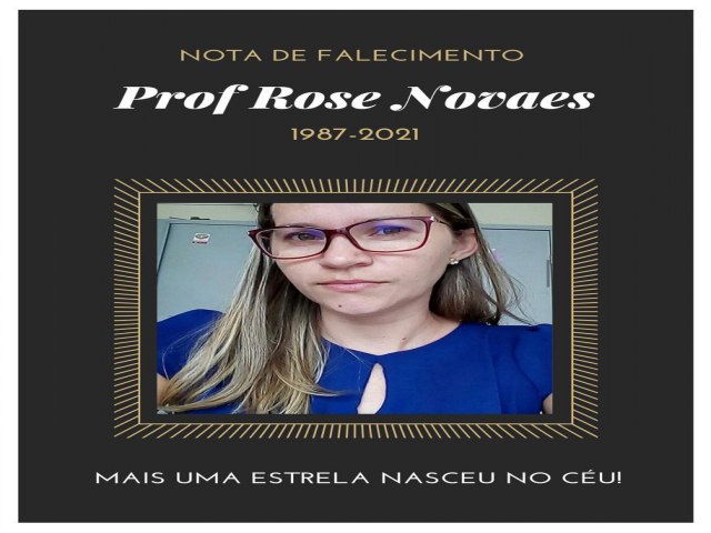 Floresta e Carnaubeira da Penha esto de Luto Faleceu na manh de hoje 01-Maro vitima de acidente domstico  a Professora Rose Novaes