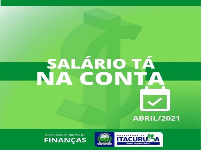 Prefeitura de Itacuruba paga  salrios dentro do ms trabalhado