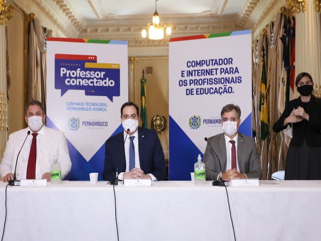 Mais de 21 mil profissionais da rede pblica de Pernambuco tero notebooks e plano de conectividade