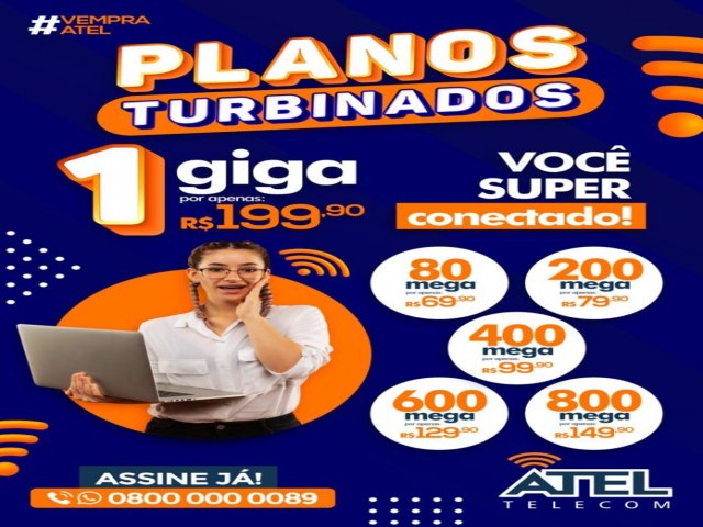 Atel Telecom com Planos Turbinados