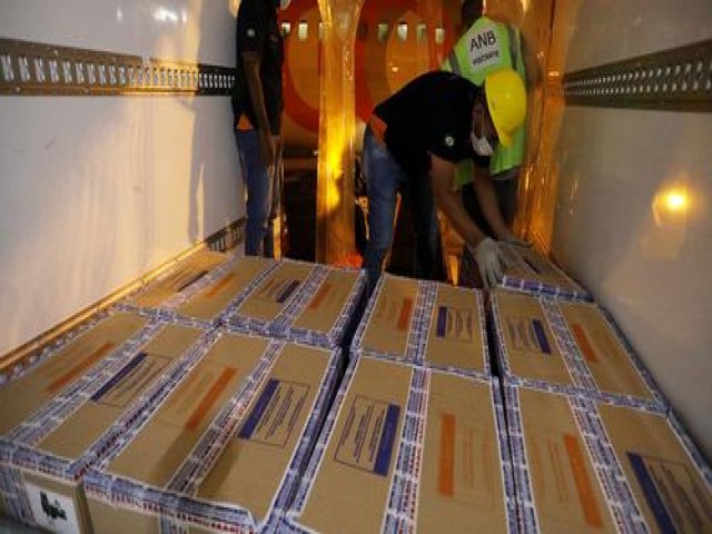 Pernambuco recebe o maior lote de vacinas da Pfizer