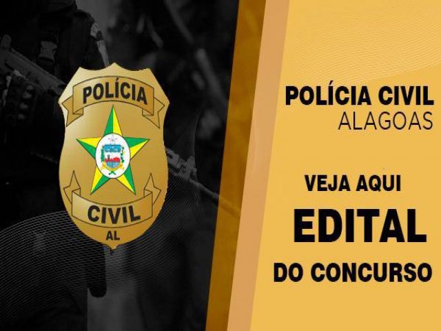 Comeam as inscries para o concurso da Polcia Civil Alagoas