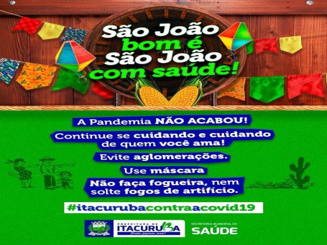 J t tudo acertado! O So Joo  SEM AGLOMERAO 🚫✋, SEM FOGOS 🚫🧨DE ARTIFCIO, SEM FOGUEIRA 🚫🔥,