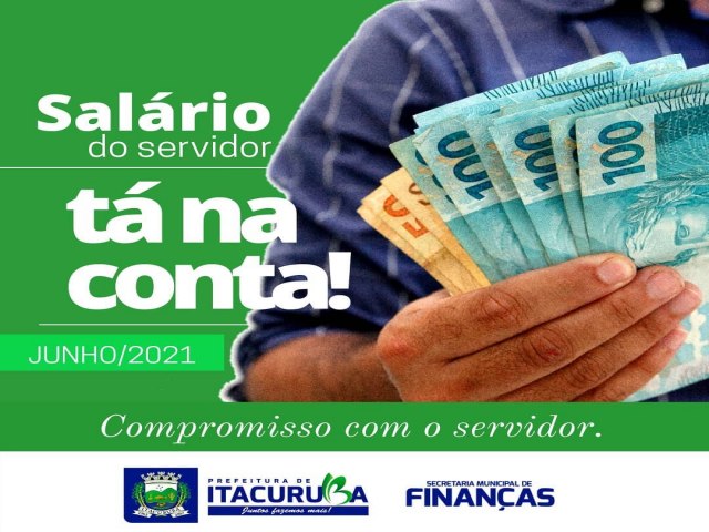 Salrios em dias Ta na conta os vencimentos esto disponveis a partir desta quarta-feira (30).