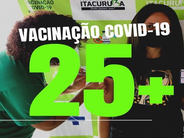 Itacuruba comea a vacinar contra a covid19 pessoas com 25 anos, sem comorbidades