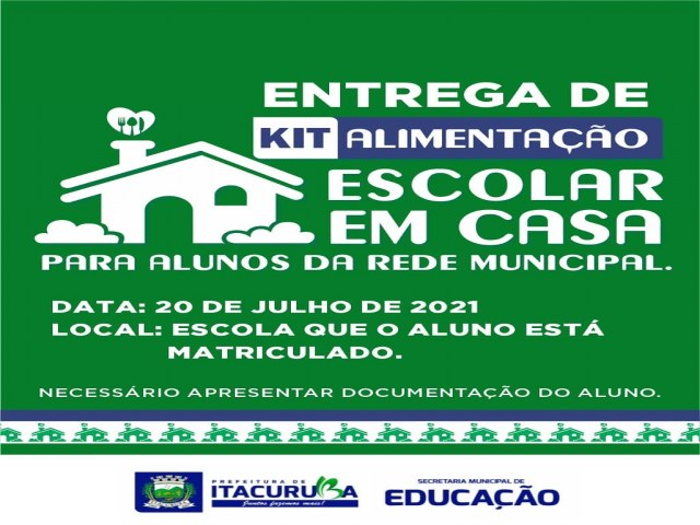 Alunos da Rede Municipal de Itacuruba recebem nova remessa do Kit Alimentação Escolar