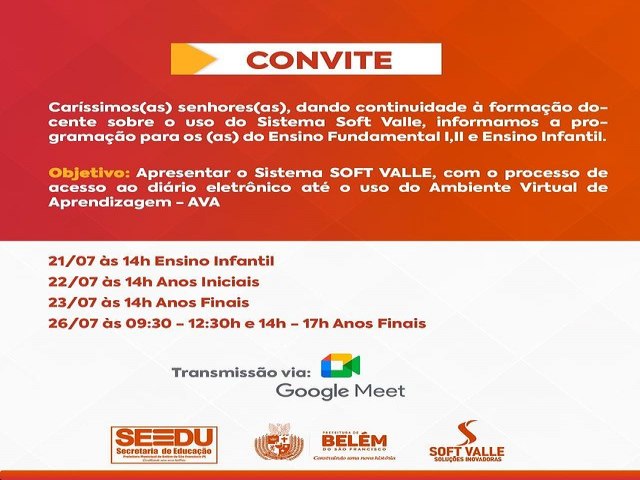 Convite Prefeitura de Belém
