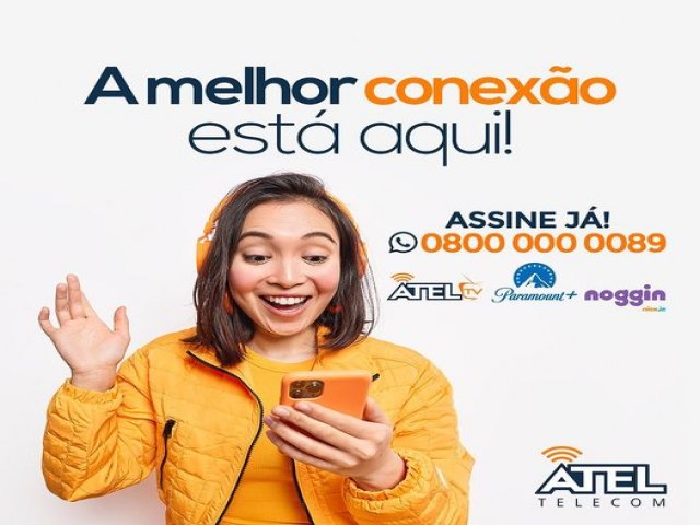 Na Atel Telecom você fica conectado com as melhores opções de entretenimento: 