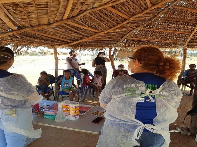A Prefeitura de Itacuruba, por meio da Secretaria de Saúde, realizou uma atividade de cuidados e prevenção à saúde bucal na Aldeia Tuxá Campos.