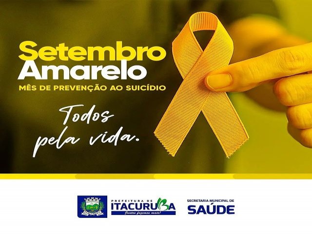 Setembro, mês dedicado à prevenção do suicídio. A administração municipal adere a campanha e reforça as ações de conscientização das pessoas de que VIVER SEMPRE VALE A PENA.