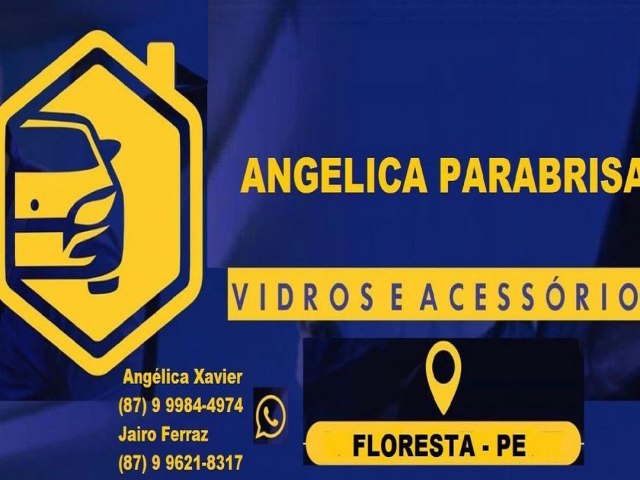 Agora em Floresta e Regio contamos com Angelica Parabrisas e Acessorios.