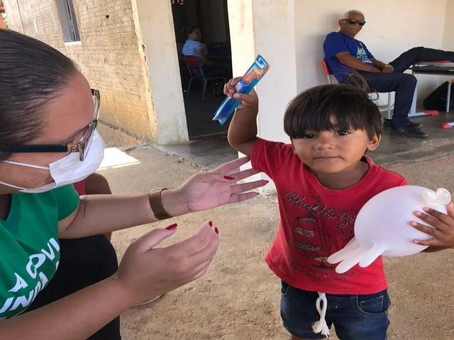 A Prefeitura de Itacuruba, por meio da Secretaria de Saúde, realizou uma ação de prevenção à saúde bucal infantil na área rural do município