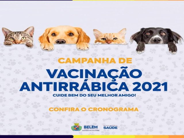 A Prefeitura Municipal de Belém do São Francisco, através da Secretaria Municipal de Saúde informa que nesta quarta-feira (06) inicia à Campanha de Vacinação Antirrábica 2021 na zona Rural do município.