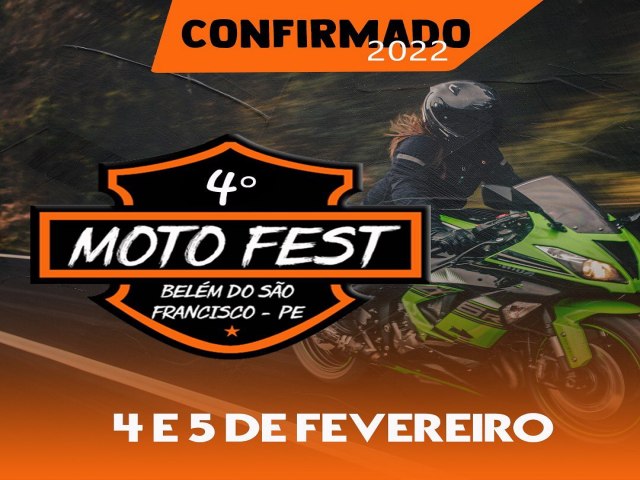 O 4º MotoFest Belém Do São Francisco-PE já tem data marcada. Contamos com vocês