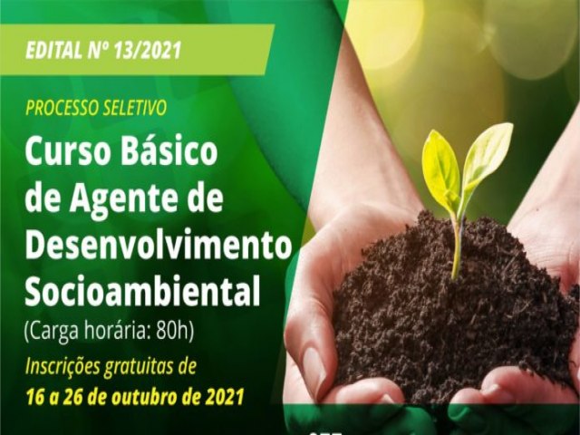 IFSertãoPE oferece curso básico de Agente de Desenvolvimento Socioambiental, em Floresta
