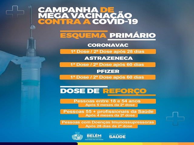 A prefeitura Municipal de Belém do São Francisco, através da Secretaria Municipal de Saúde informa que até o dia 26/11 acontecerá a campanha da Mega Vacinação