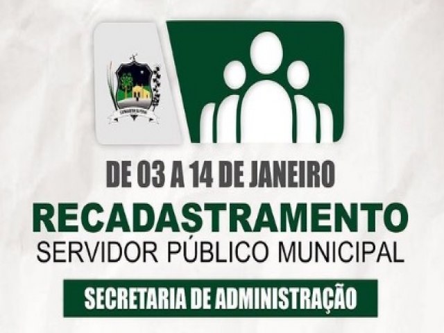 Carnaubeira da Penha inicia recadastramento de servidores municipais
