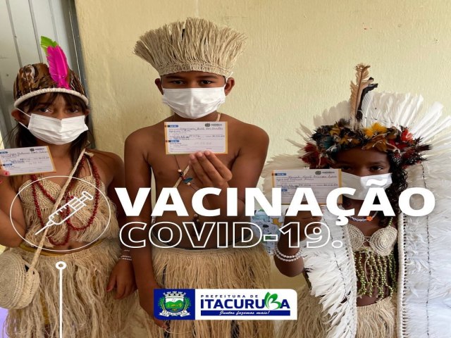A criançada foi só alegria ao receber a primeira dose da vacina contra a covid-19, iniciada hoje(17), em nosso município.