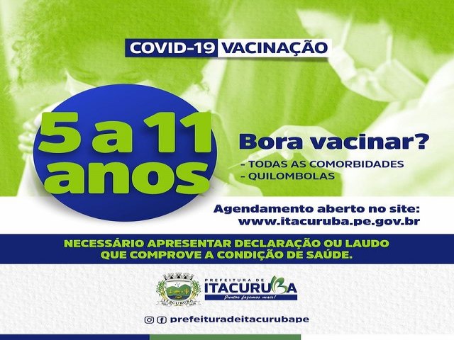 Itacuruba-PE A vacinação contra a covid-19 avança ainda mais!