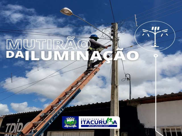 O trabalho não para e Itacuruba está cada vez mais bem cuidada. A equipe está realizando o trabalho de manutenção da iluminação pública e, com isso, a cidade está cada vez mais iluminada. É trabalho, é avanço!